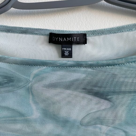 Long Sleeve Mesh Top - Picture 3 of 4